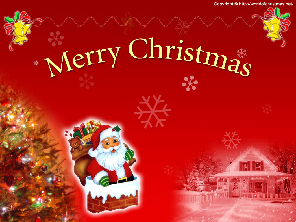 Merry Christmas Wallpaper  Free Christmas Wallpaper 