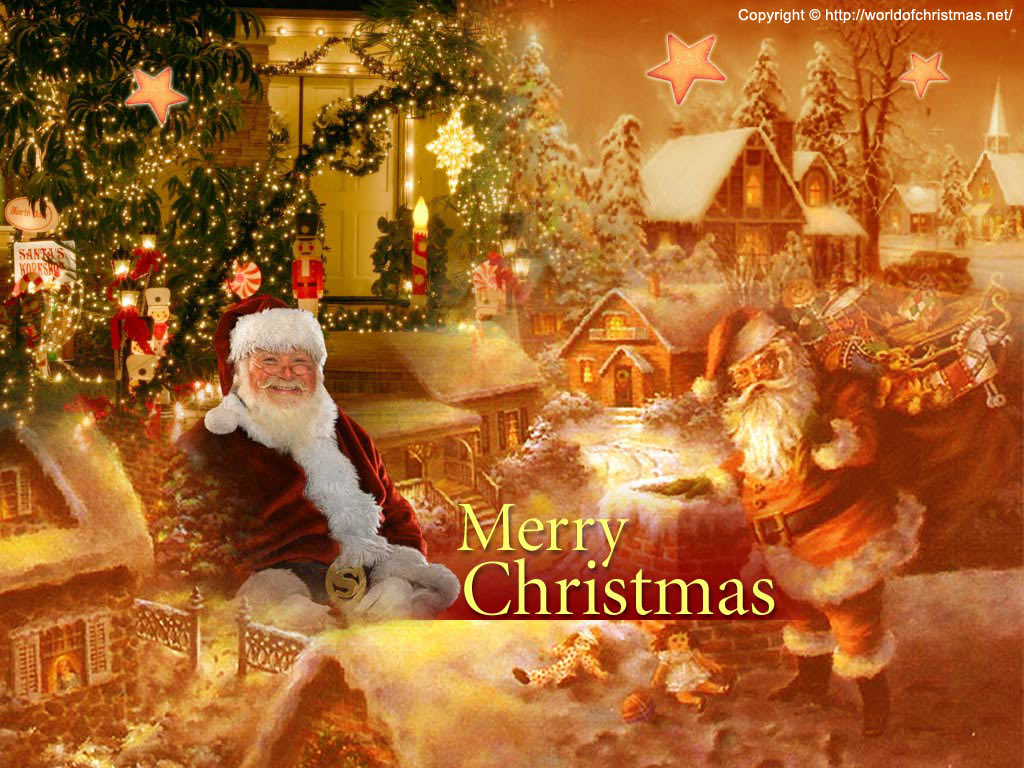 Santa Claus Wallpaper. Merry Christmas