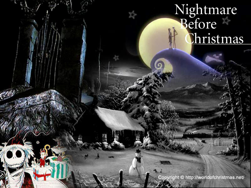 nightmare before christmas wallpaper. Nightmare Before Christmas